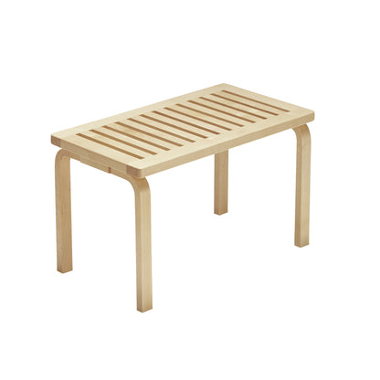 Bench 153 by Artek - Size B (Length: 72.5 cm) / Natural Lacquered Birch