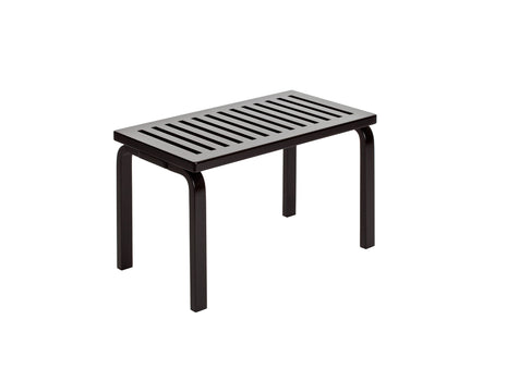 Bench 153 by Artek - Size B (Length: 72.5 cm) / Black Lacquered Birch
