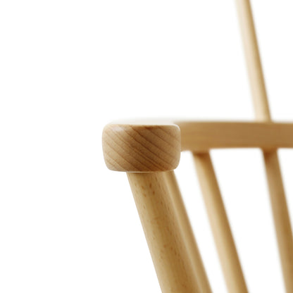 J52G Rocking Chair by FDB Mobler - Lacquered Beech