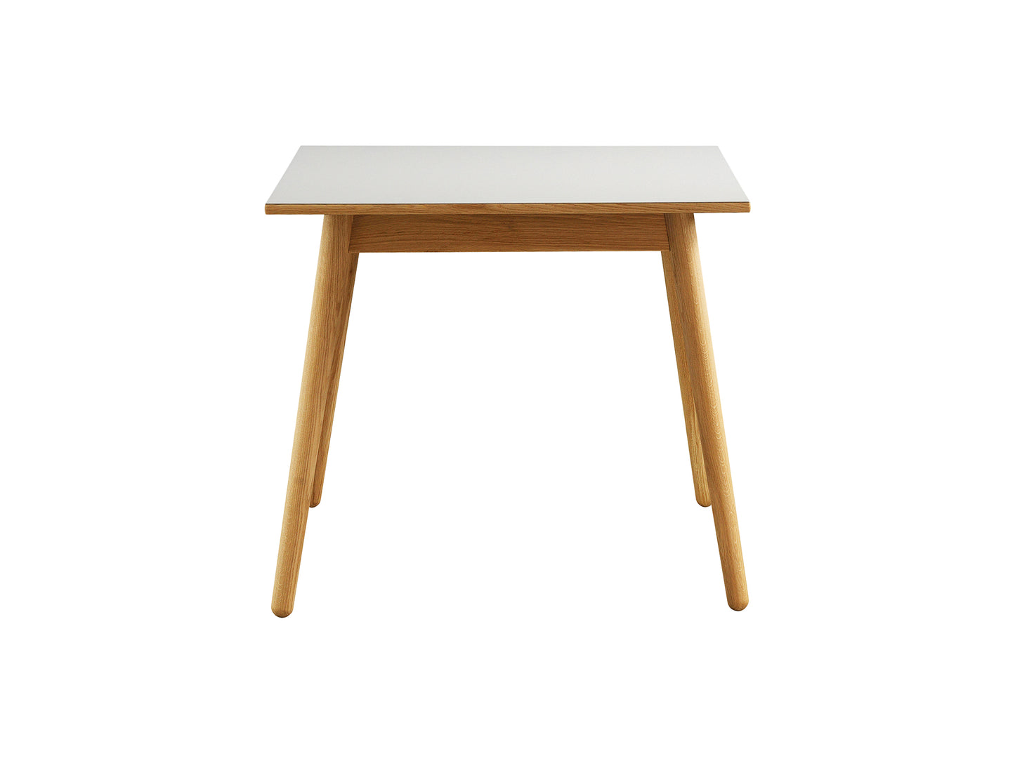 C35A Extendable Table by FDB Mobler - Mushroom Linoleum 4176 Tabletop