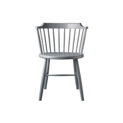 J18 Chair by FDB Mobler -Signal Grey Painted Beech