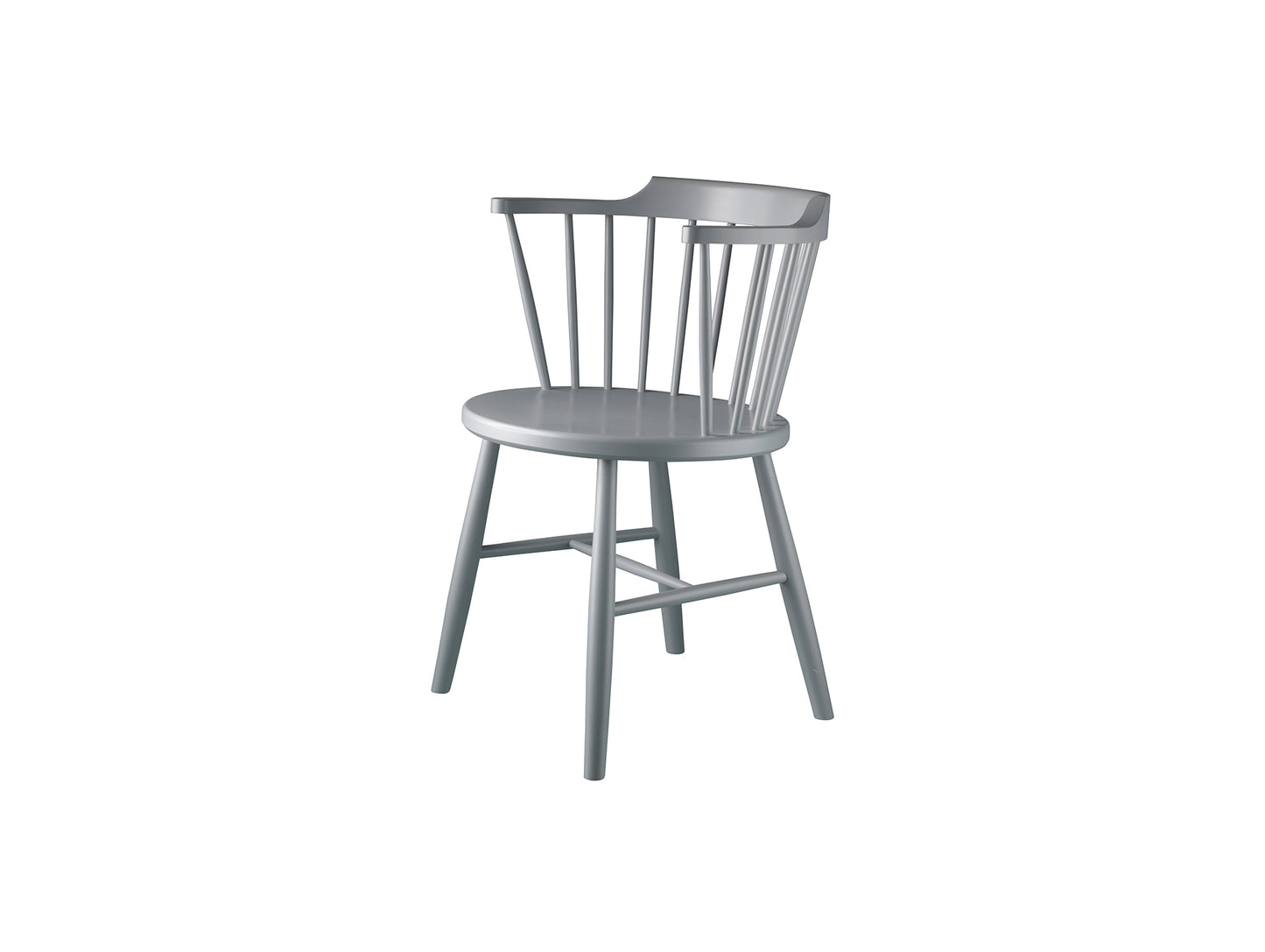 J18 Chair by FDB Mobler -Signal Grey Painted Beech