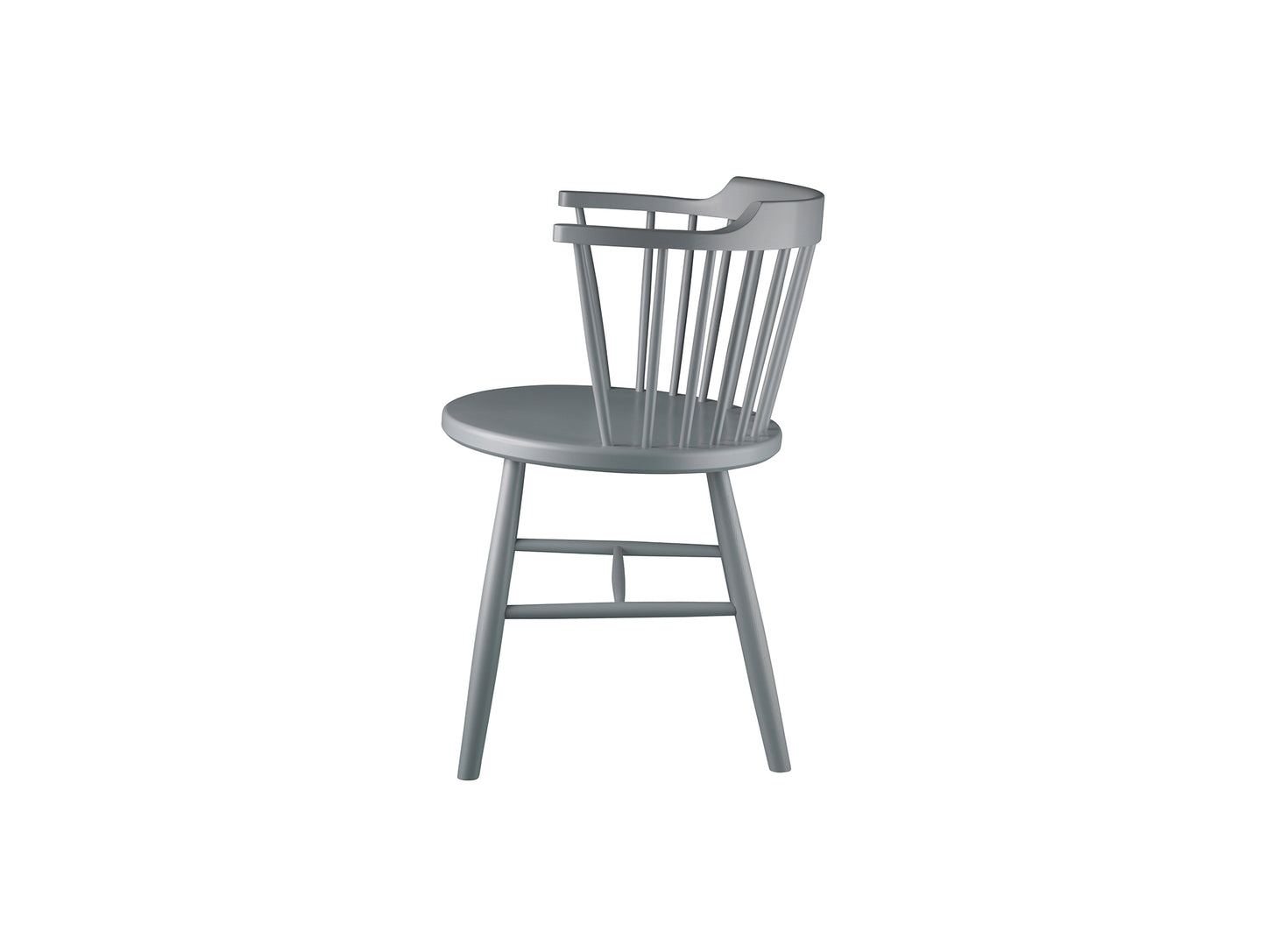 J18 Chair by FDB Mobler -Signal Grey Painted Beech