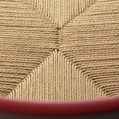 J80 Chair by FDB Mobler - Ruby Red Painted Beech