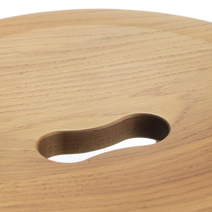 J27C Stool by FDB Mobler - Lacquered Oak