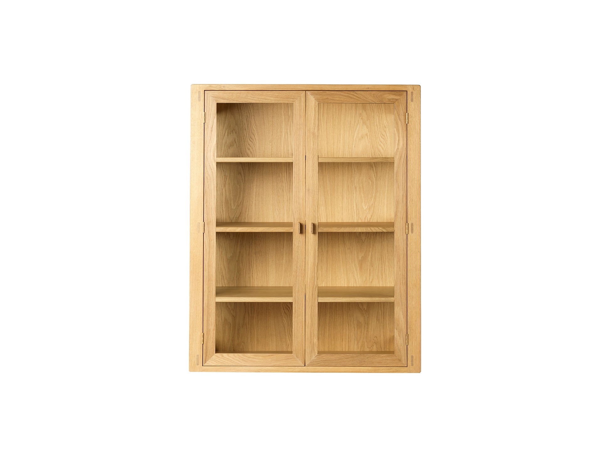 A90 Boderne Display Cabinet by FDB Mobler - Wall Mounted (Height: 106 cm) / Lacquered Oak