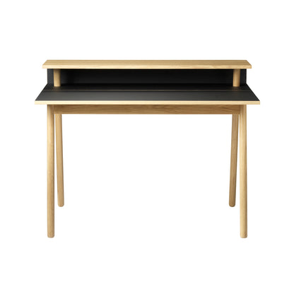 C68 Norrebro Desk by FDB Mobler - Nero Linoleum Tabletop