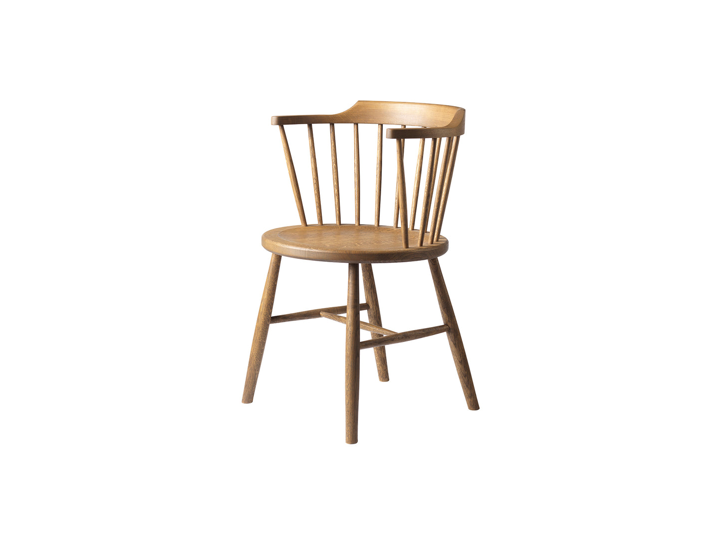 J18 Chair by FDB Mobler -Brown Stained Oak