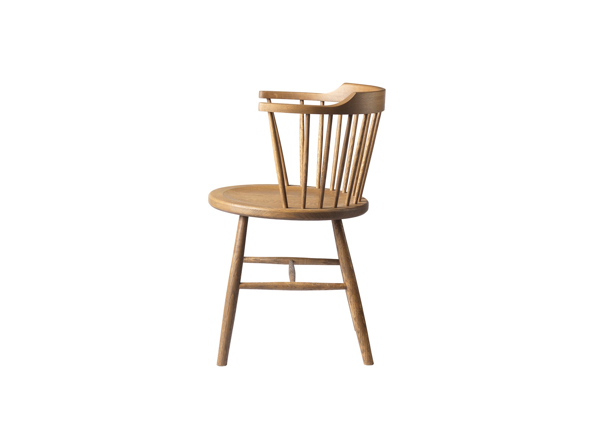 J18 Chair by FDB Mobler -Brown Stained Oak