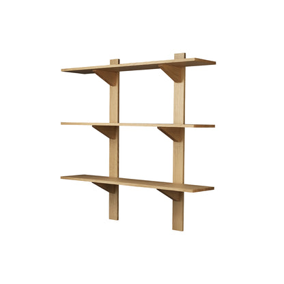 B100 Soro Shelf by FDB Mobler - Three Tier Shelves Long (Width: 100  cm / Height: 100 cm)