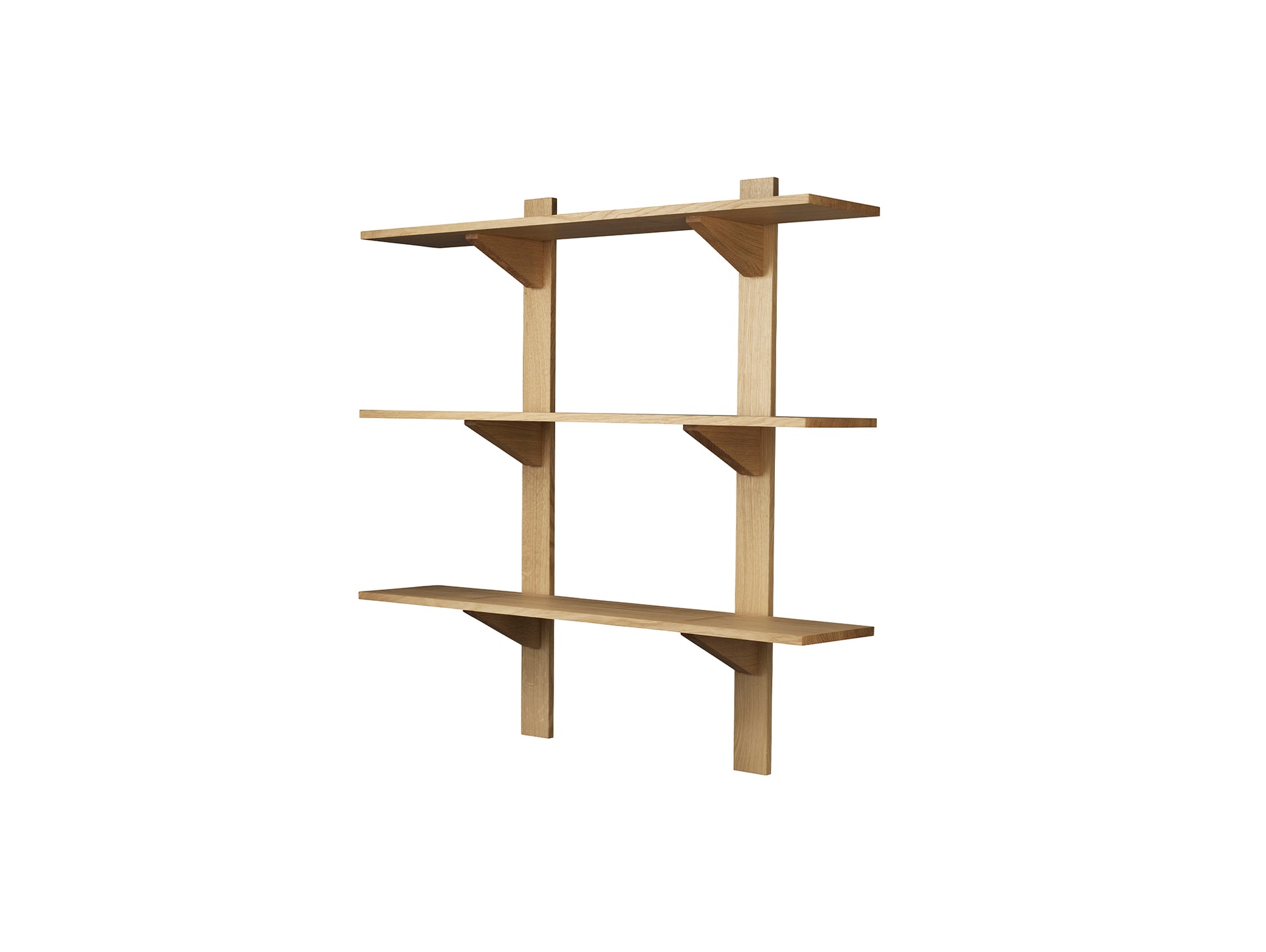 B100 Soro Shelf by FDB Mobler - Three Tier Shelves Long (Width: 100  cm / Height: 100 cm)