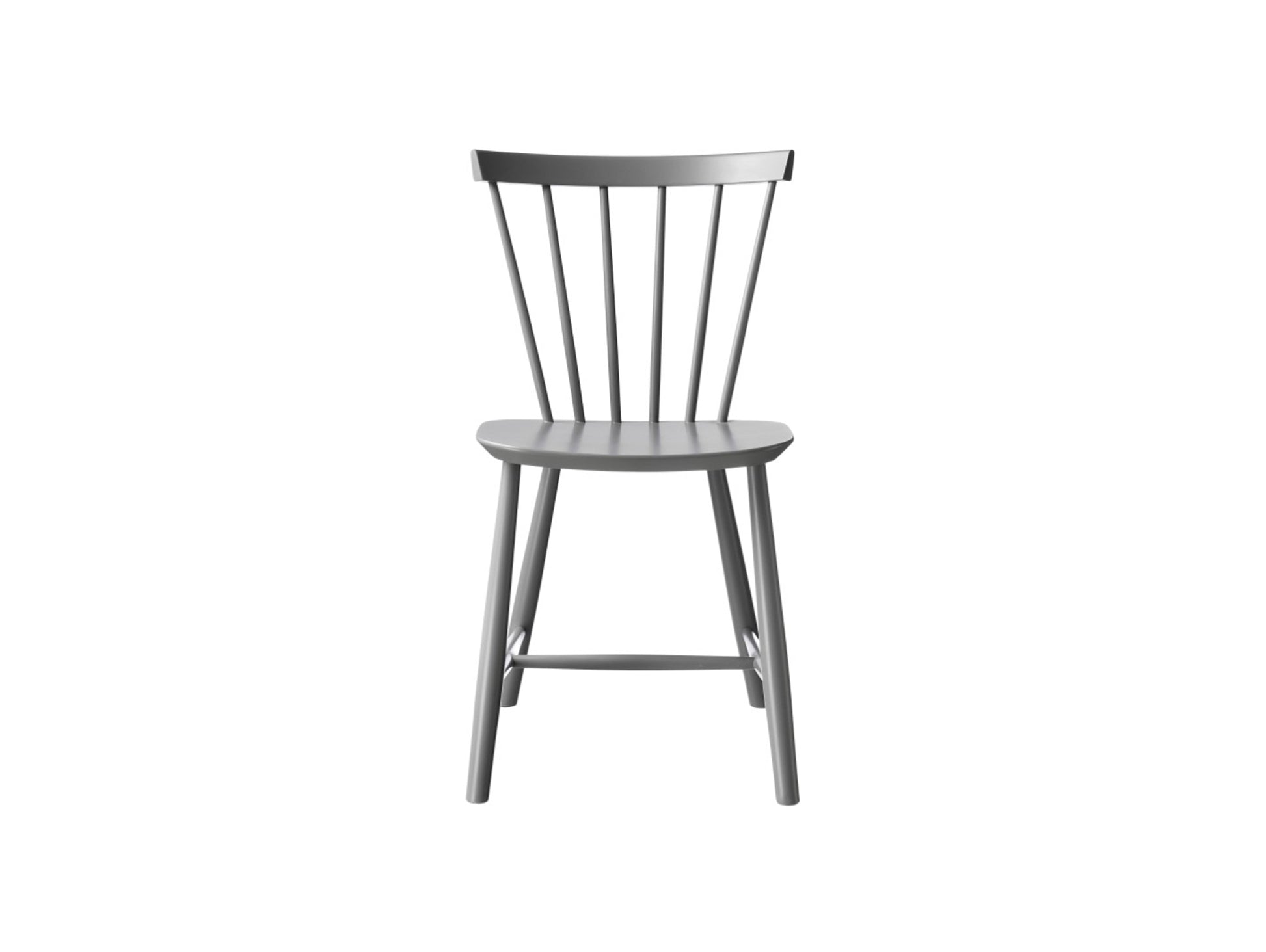 J46 Chair by FDB Mobler - Signal Grey Painted Beech