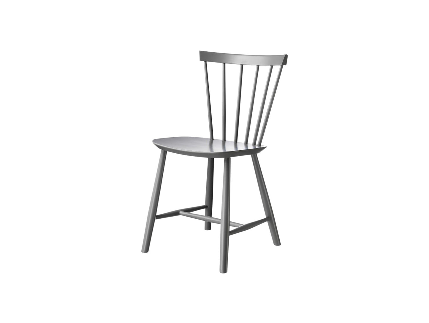 J46 Chair by FDB Mobler - Signal Grey Painted Beech