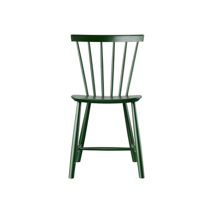 J46 Chair by FDB Mobler - Bottle Green Painted Beech
