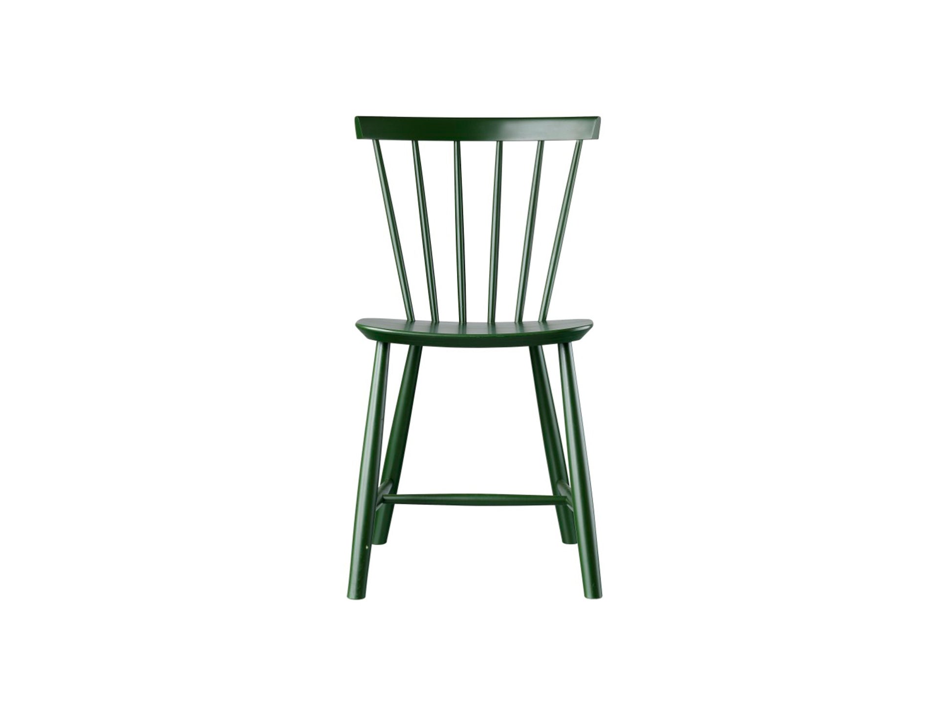 J46 Chair by FDB Mobler - Bottle Green Painted Beech