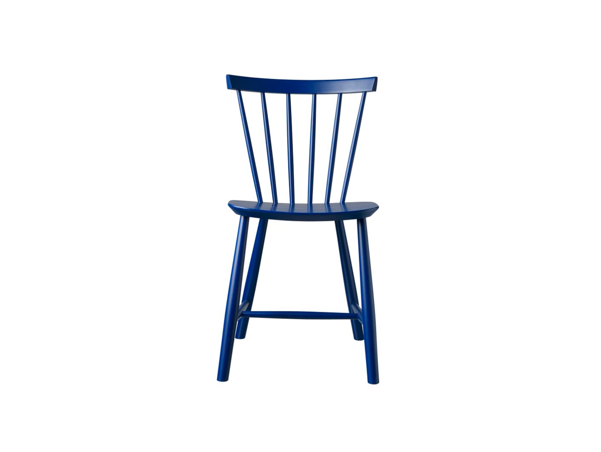J46 Chair by FDB Mobler - Dark Blue Painted Beech