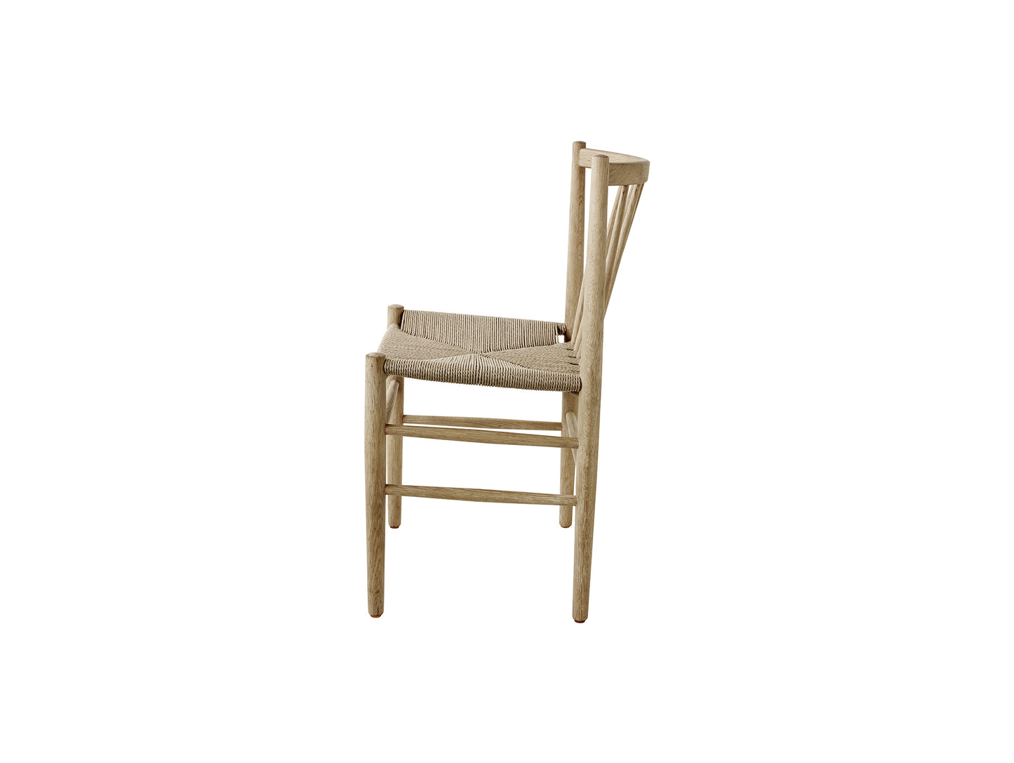 J80 Chair by FDB Mobler - Lacquered Oak
