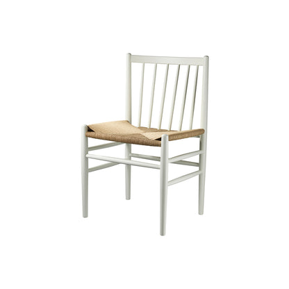 J80 Chair by FDB Mobler - White Painted Beech