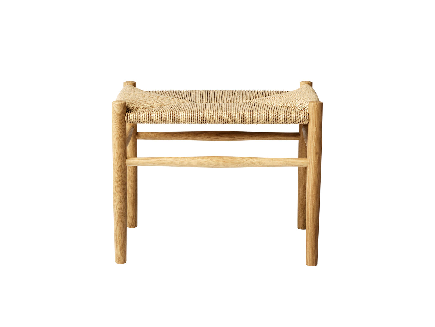 J83 Stool by FDB Mobler - Lacquered Oak