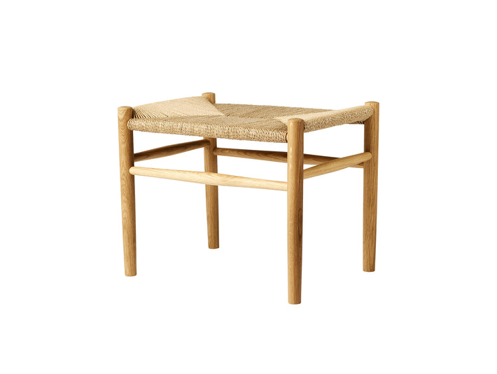 J83 Stool by FDB Mobler - Lacquered Oak