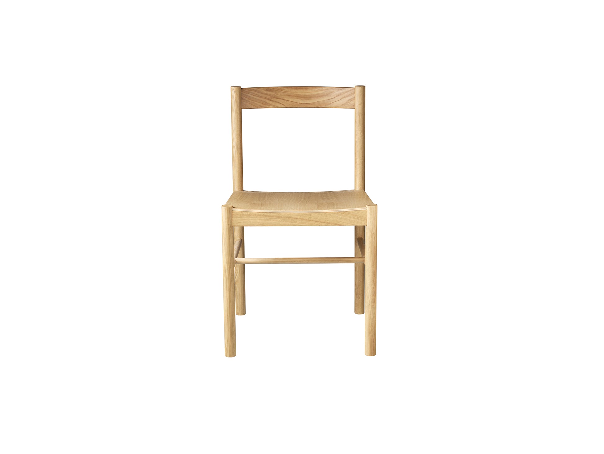 J178 Lonstrup Chair by FDB Mobler - Oak Veneer Seat