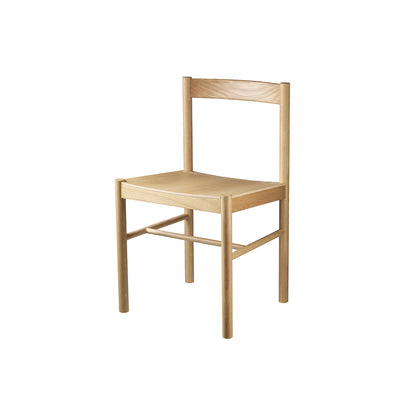 J178 Lonstrup Chair by FDB Mobler - Oak Veneer Seat