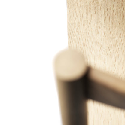 J178 Lonstrup Chair by FDB Mobler - Oak Veneer Seat