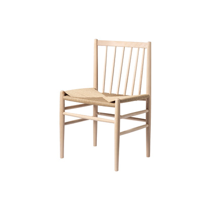 J80 Chair by FDB Mobler - Soaped Beech Painted Beech