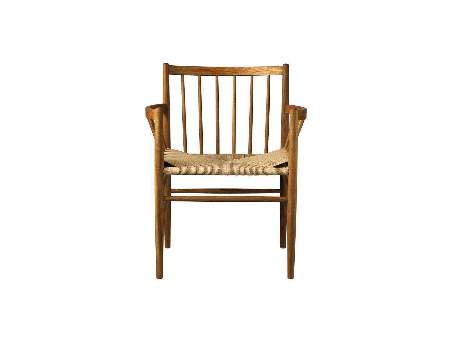 J81 Chair by FDB Mobler - Smoked Oak