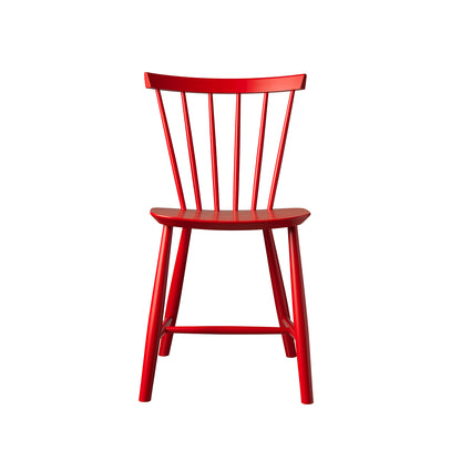 J46 Chair by FDB Mobler - Mailbox Red Painted Beech
