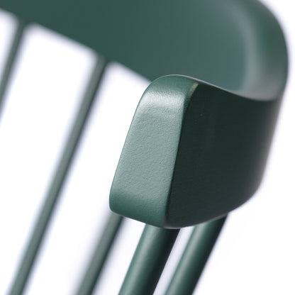 J52B Chair by FDB Mobler - Black Green Painted Beech