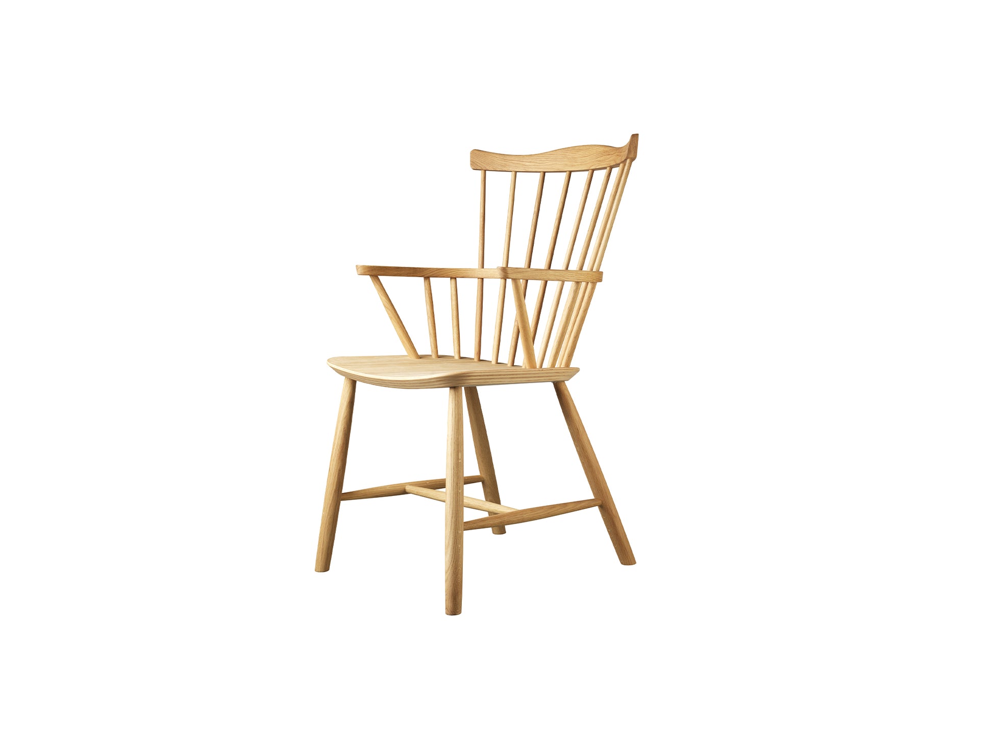 J52B Chair by FDB Mobler - Oiled Oak