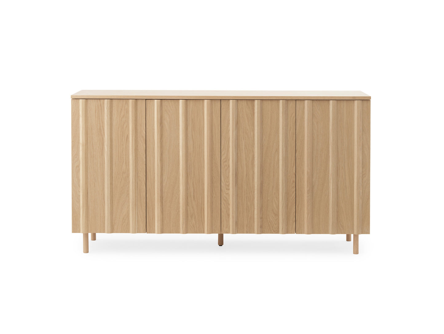 Rib Sideboard by Normann Copenhagen - High / Lacquered Oak Veneer