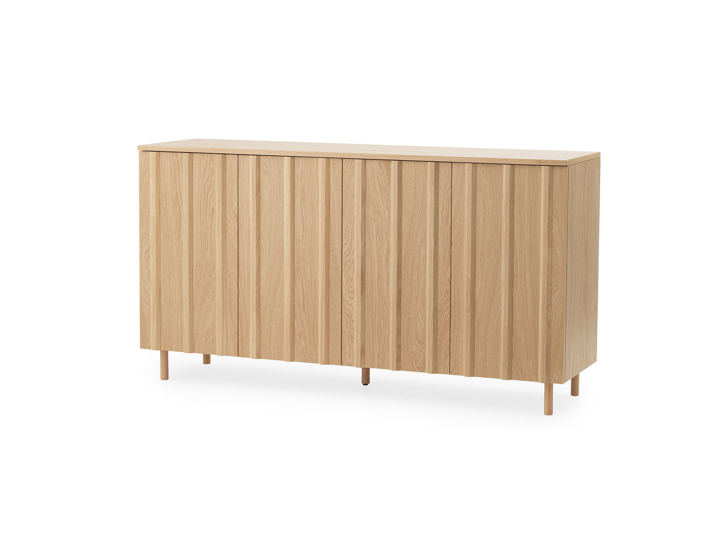 Rib Sideboard by Normann Copenhagen - High / Lacquered Oak Veneer