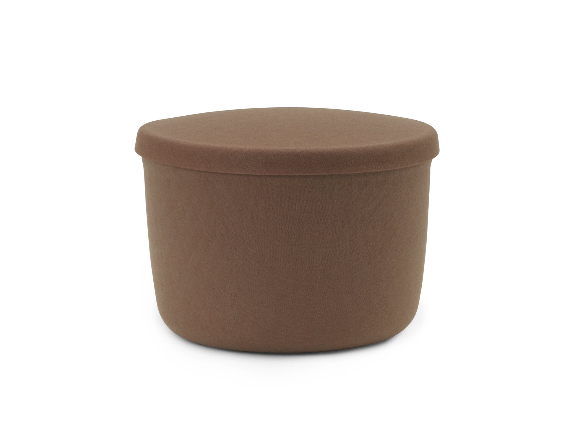 Hide Storage Pouf by Normann Copenhagen - Small / Brown