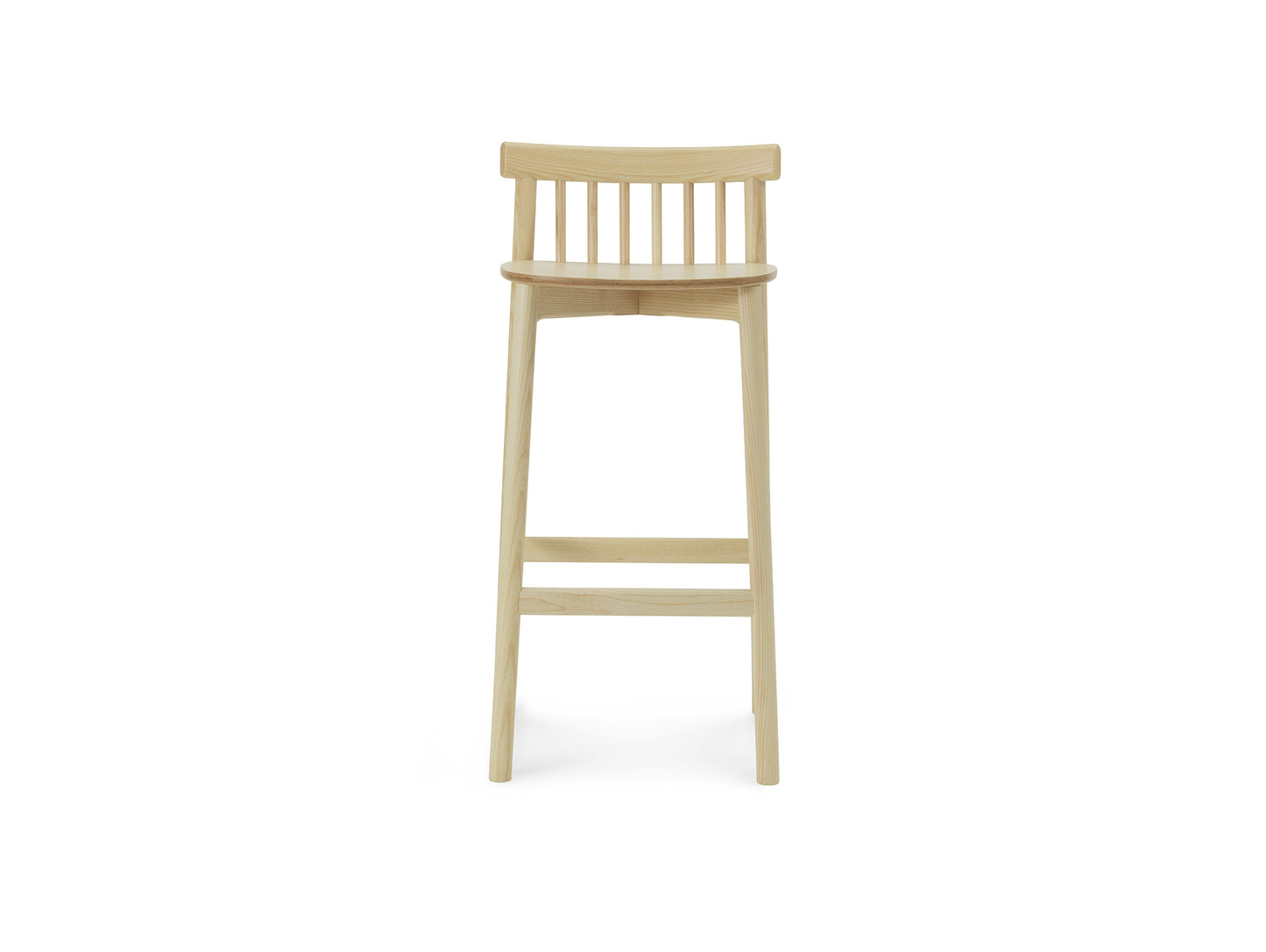 Pind Bar Stool by Normann Copenhagen - SH 75 cm / Lacquered Ash