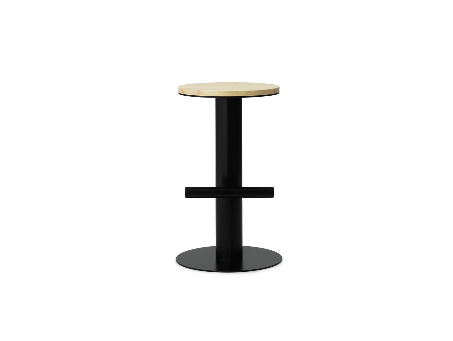 Pole Bar Stool by Normann Copenhagen - H65 / Black