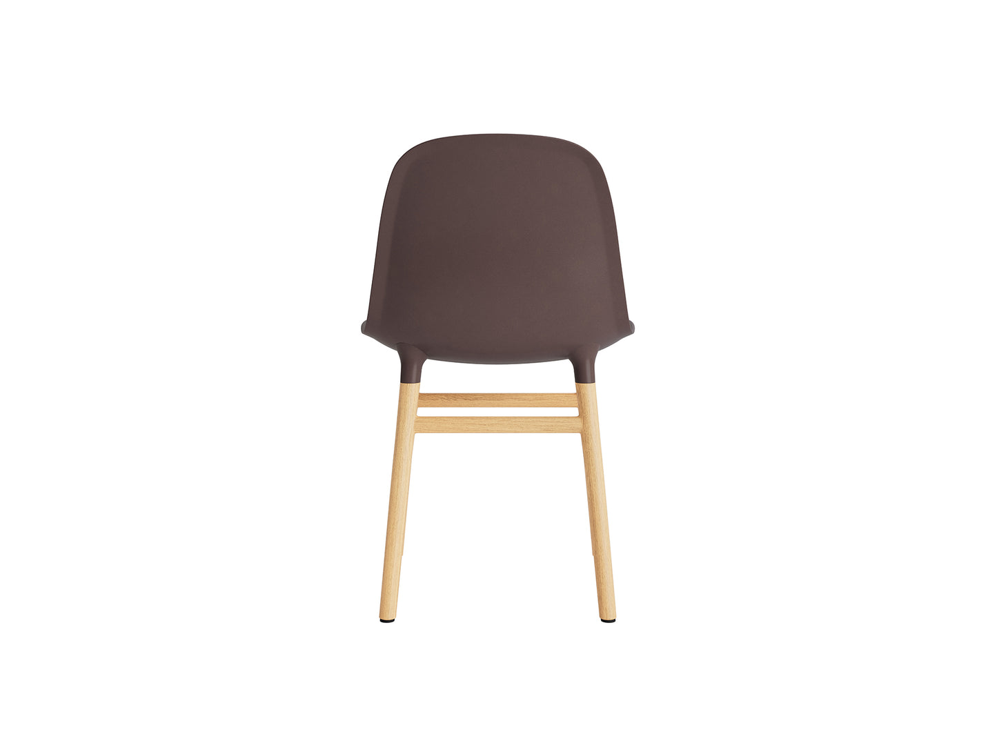 Form Chair Wood by Normann Copenhagen - Lacquered Oak Base / Brown