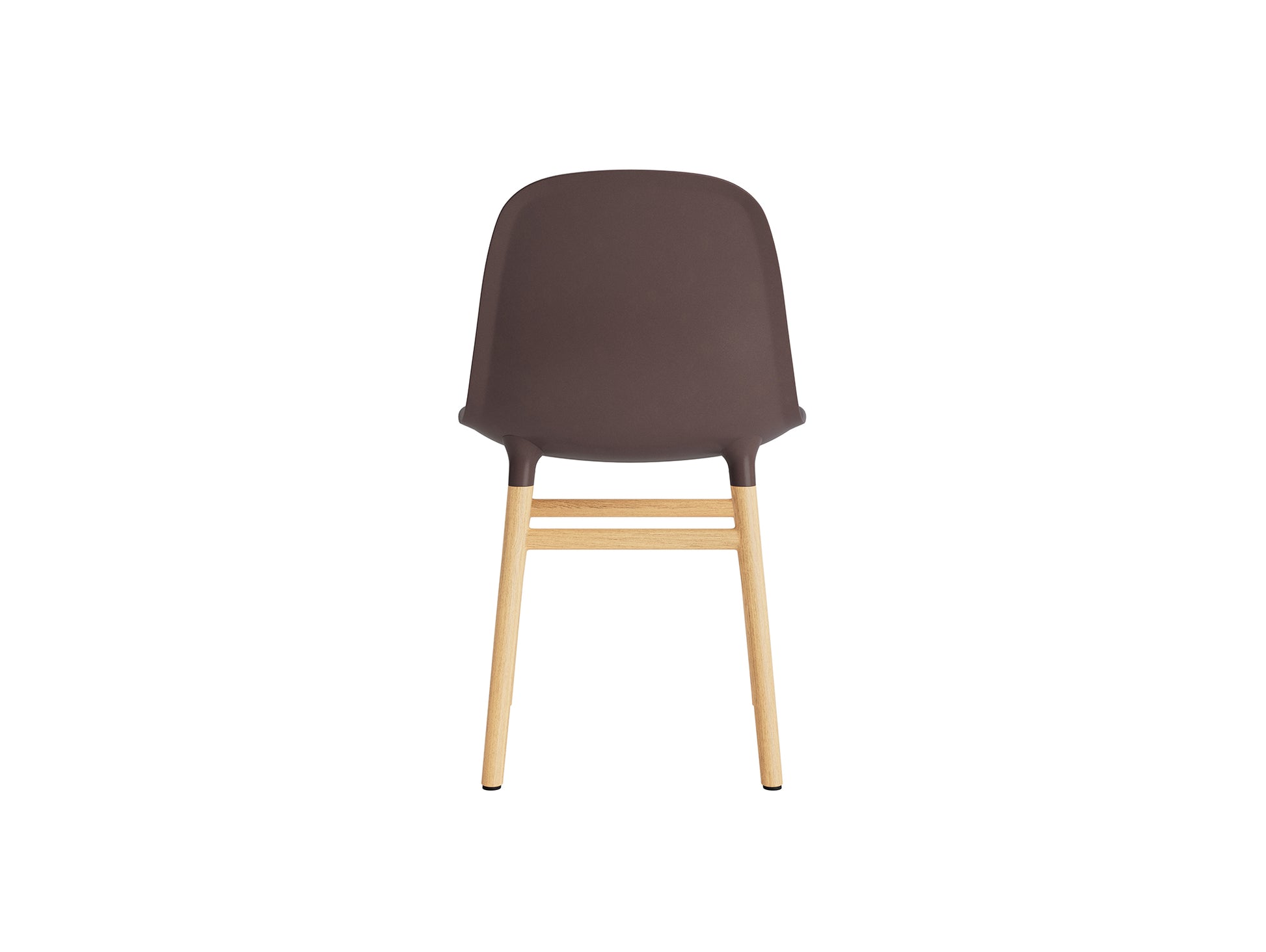 Form Chair Wood by Normann Copenhagen - Lacquered Oak Base / Brown