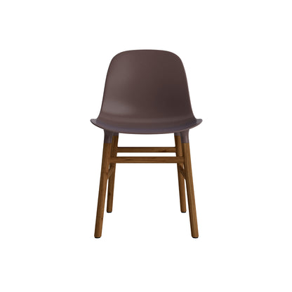 Form Chair Wood by Normann Copenhagen - Lacquered Walnut Base / Brown