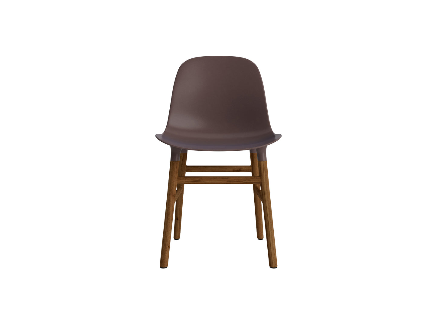Form Chair Wood by Normann Copenhagen - Lacquered Walnut Base / Brown