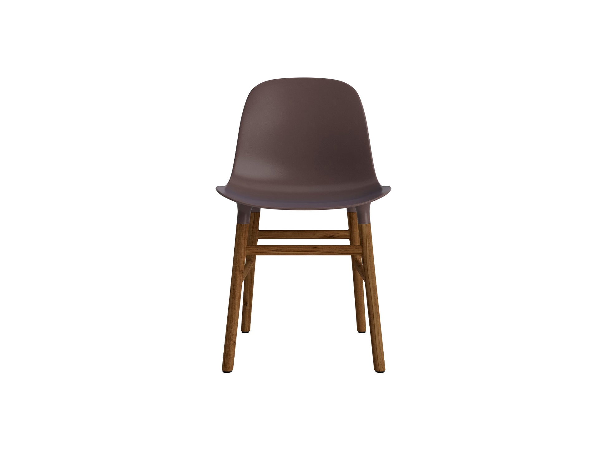 Form Chair Wood by Normann Copenhagen - Lacquered Walnut Base / Brown