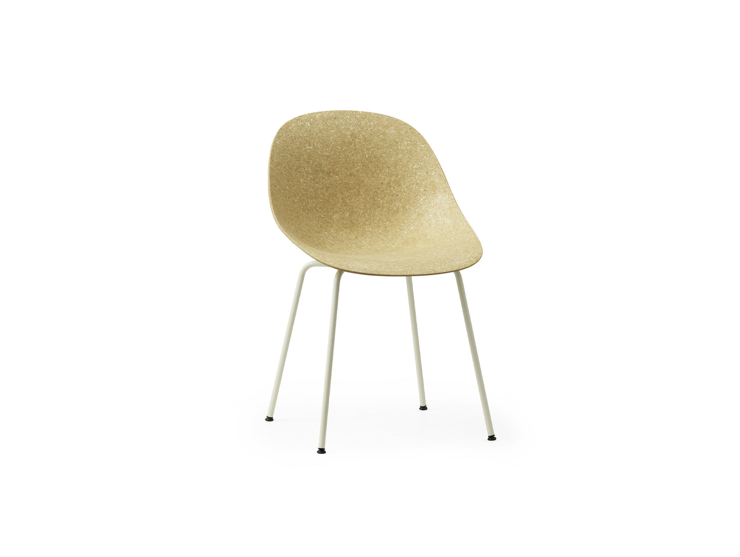 Mat Chair - Steel by Normann Copenhagen / Cream Steel Base / Hemp