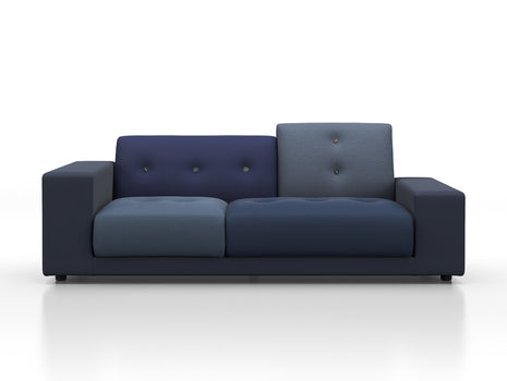 Polder Compact Sofa by Vitra - Low Right Armrest (Sitting Left) / The Antarctic Blues