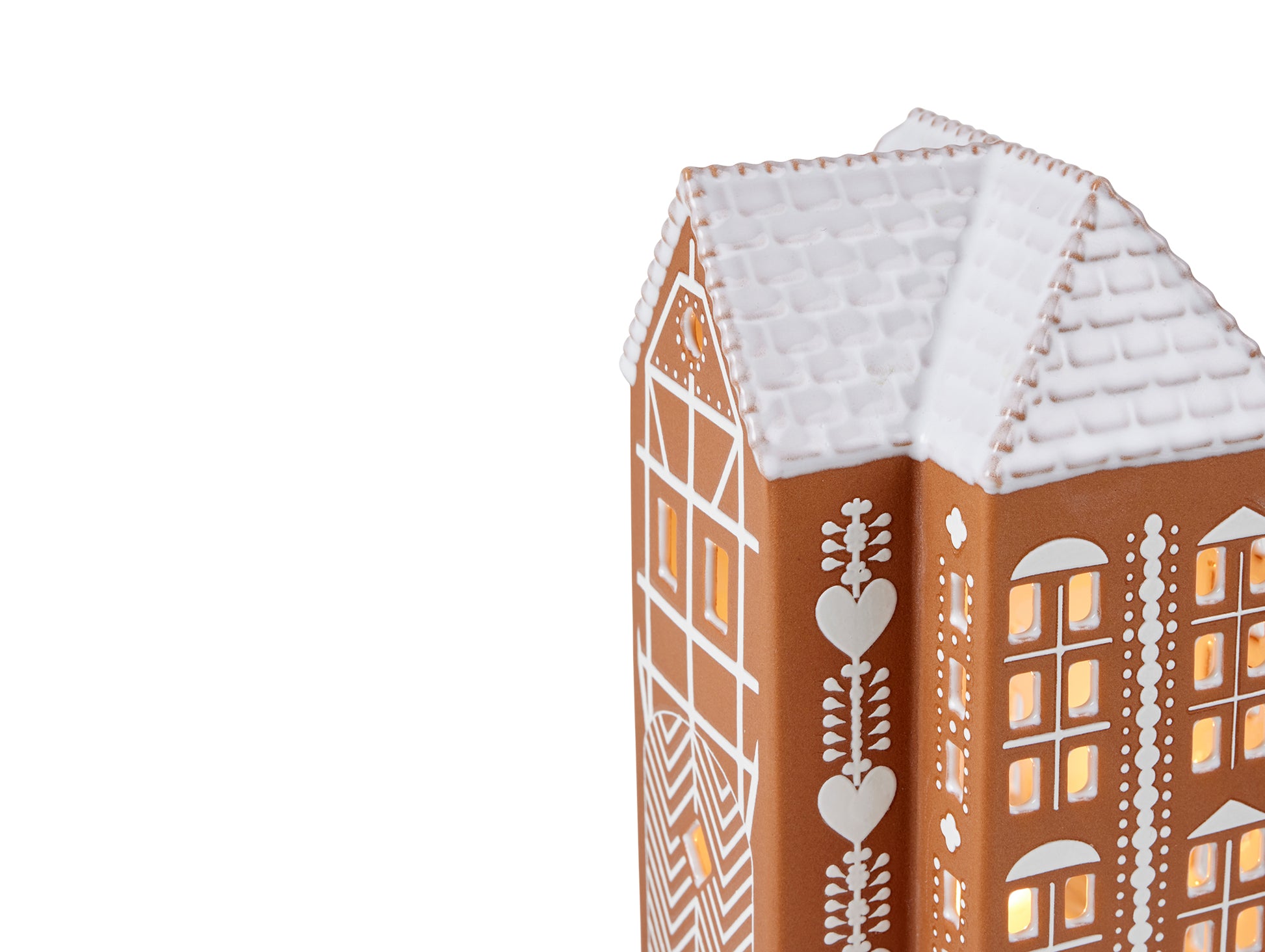 Gingerbread Lighthouse by Kähler - Large (Height: 17 cm)