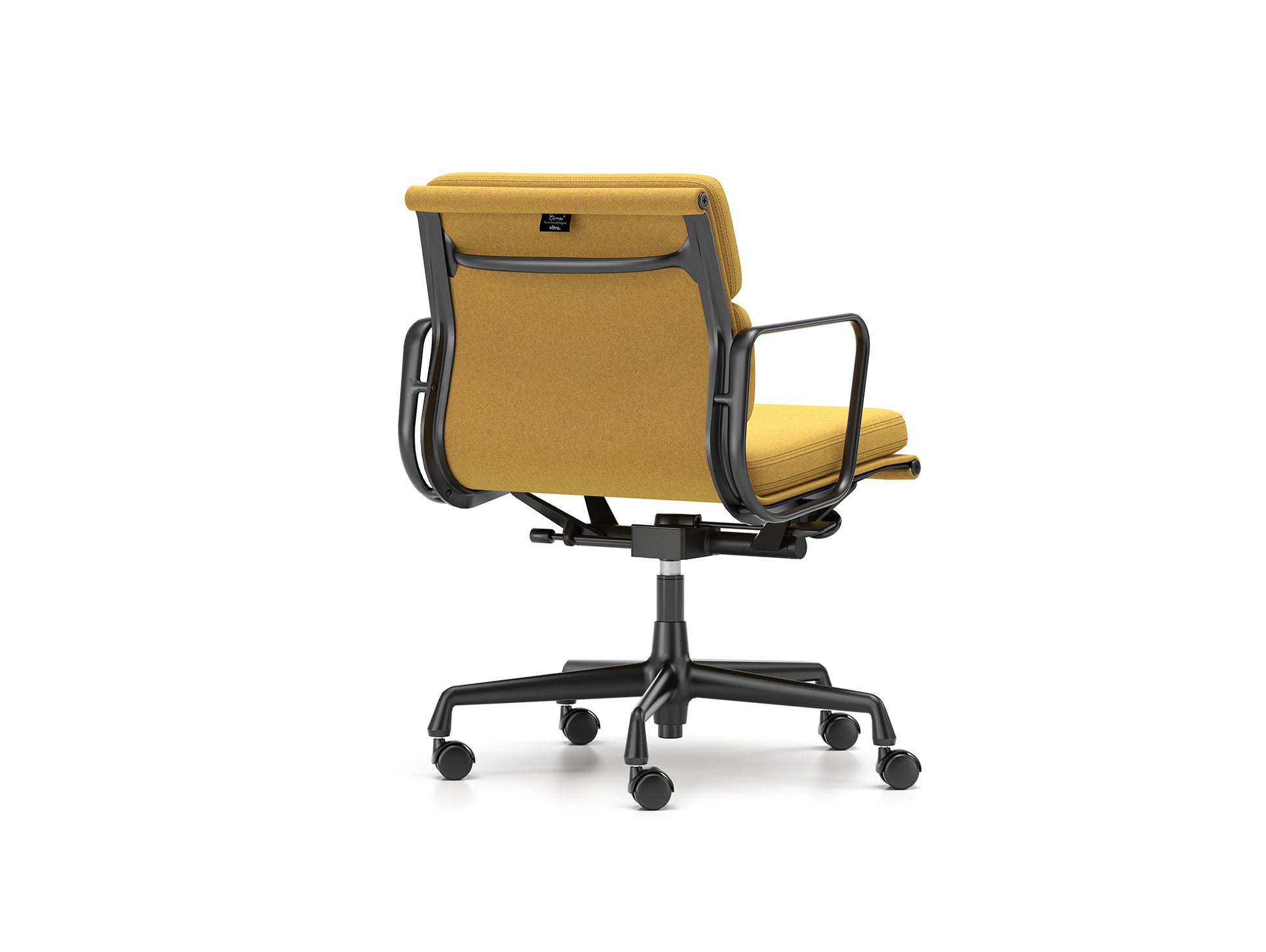 Soft Pad Work Chair EA 217 by Vitra - Black Aluminium / Cosy 2 Canola