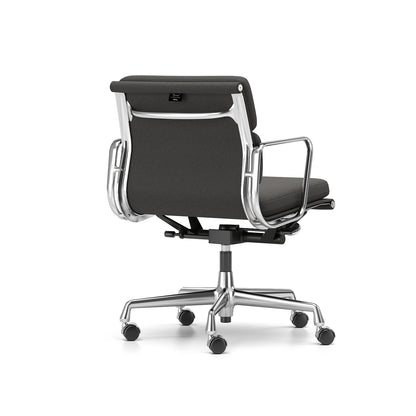 Soft Pad Work Chair EA 217 by Vitra - Chromed Aluminium / Cosy 2 Merino Black