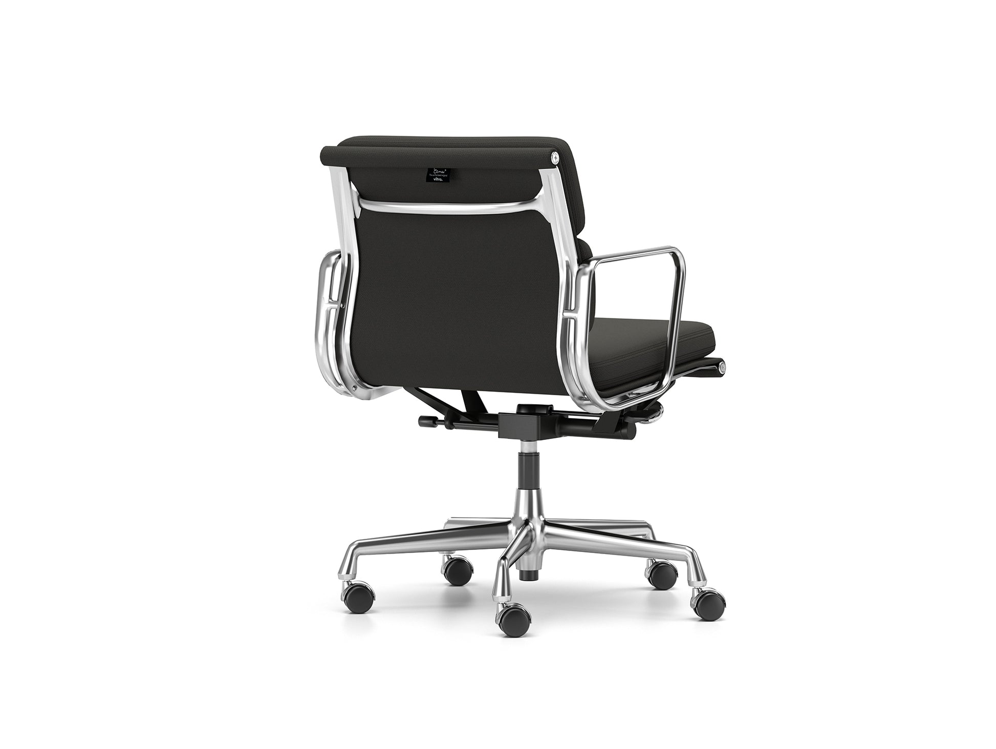 Soft Pad Work Chair EA 217 by Vitra - Chromed Aluminium / Laser RE Black