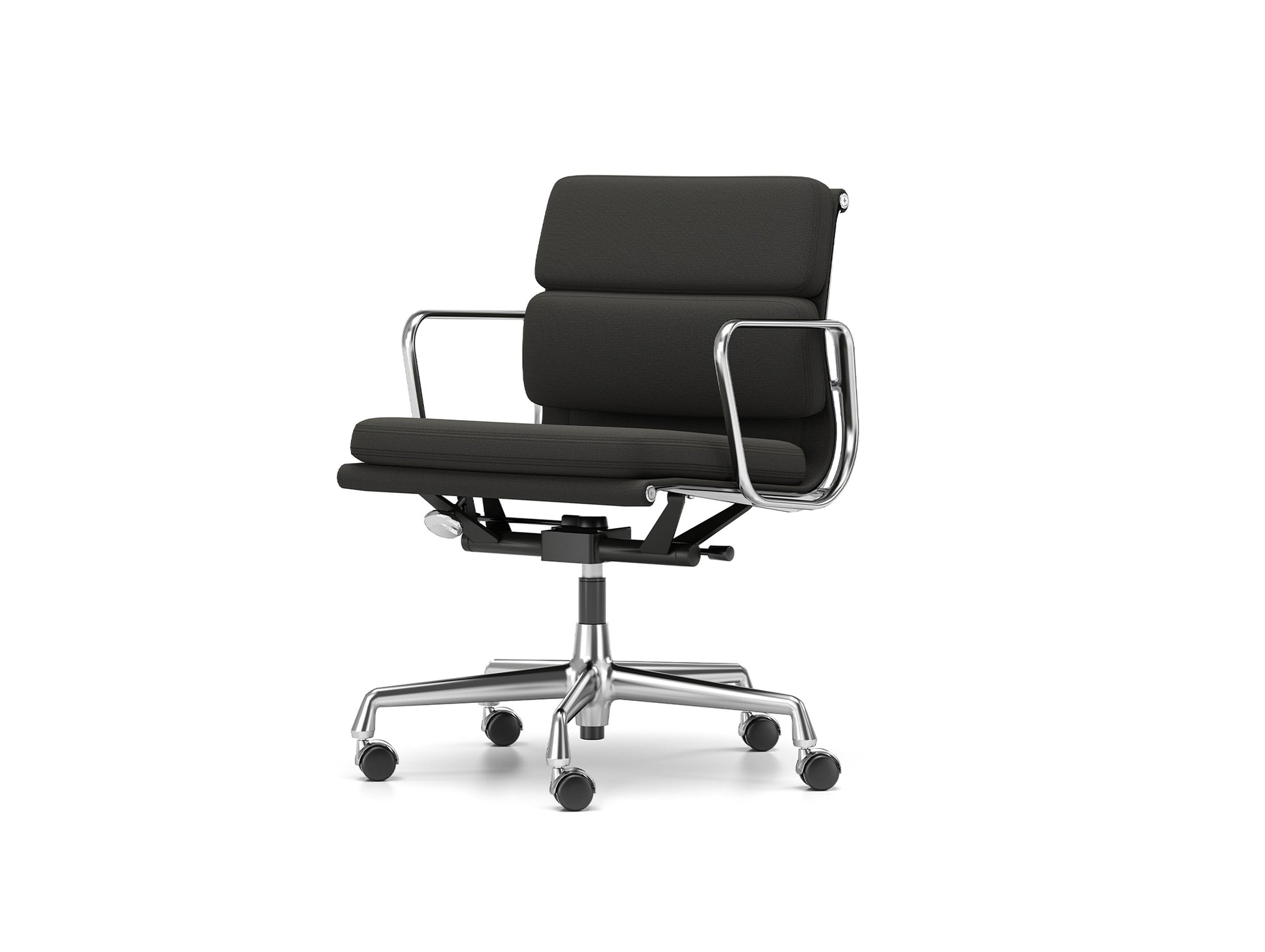 Soft Pad Work Chair EA 217 by Vitra - Chromed Aluminium / Laser RE Black