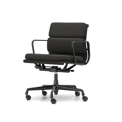 Soft Pad Work Chair EA 217 by Vitra - Black Aluminium / Laser RE Black